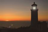 IEP00000-01: Sunset Lighthouse LED Canvas